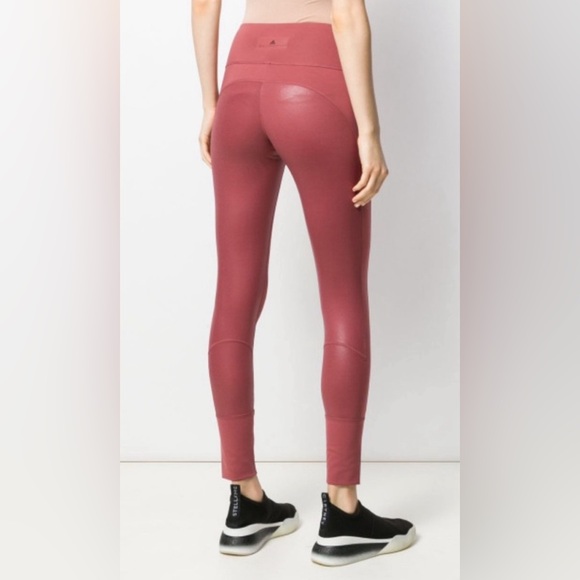 ADIDAS By STELLA MCCARTNEY Clay Red Leggings - Picture 2 of 10